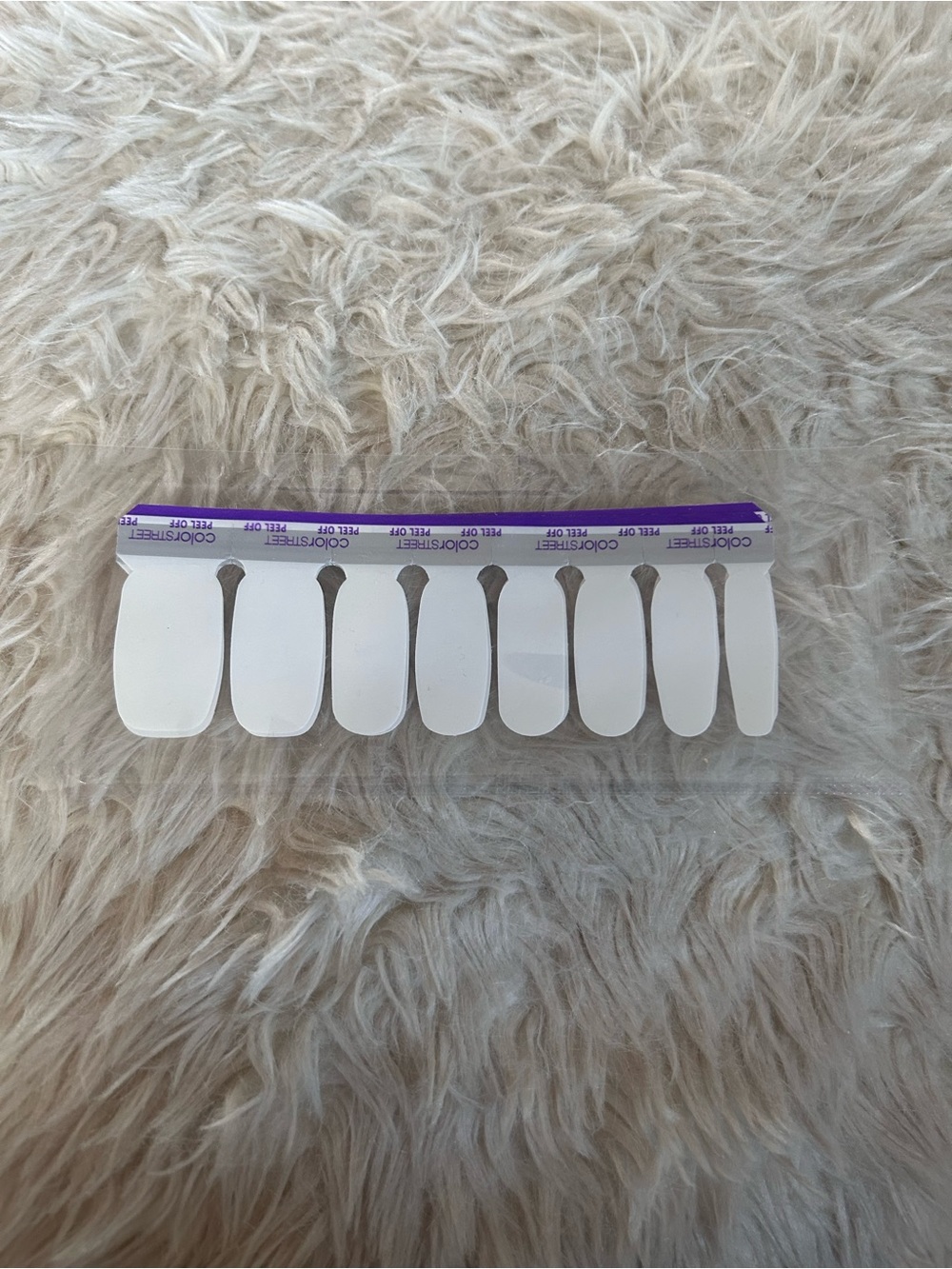 Color Street Nail Polish Strips- Clear As Day - Picture 1 of 2